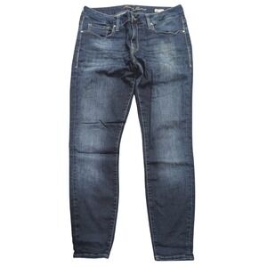 MAVI Alexa Ankle Mid Rise Skinny JEANS Womens 30 x 28 Dark Wash Denim Stretch